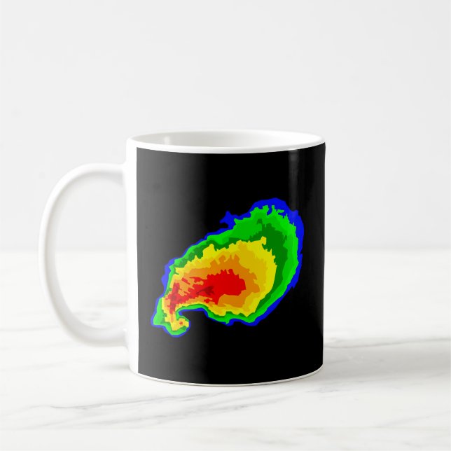 Meteorologe Jagd Stürme Cumulonimbus Twisted Kaffeetasse (Links)