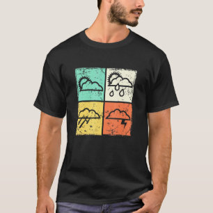 Meteorologe Wolkenwetterwettermeterologie T-Shirt