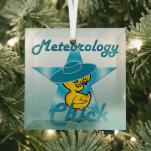 Meteorologie Chick #7 Ornament Aus Glas