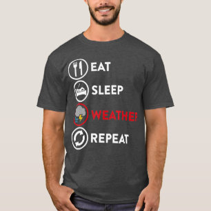Meteorologie Wetterman Storm Chaser Geschenk T-Shirt