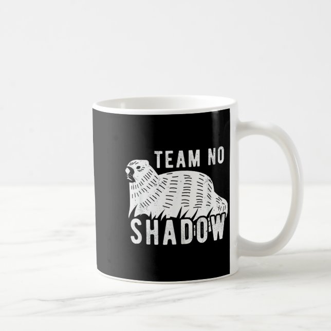 Meteorology Funny Team No Shadow Groundhog 2022  Kaffeetasse (Rechts)