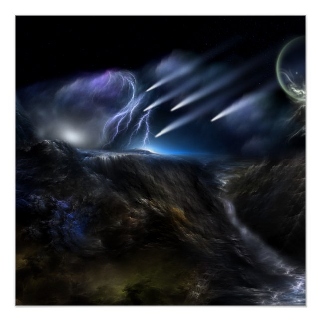 Meteors Poster (Vorderseite)