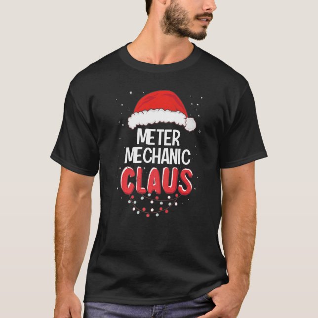 Meter Mechanische Weihnachtsbaukosten T-Shirt (Vorderseite)