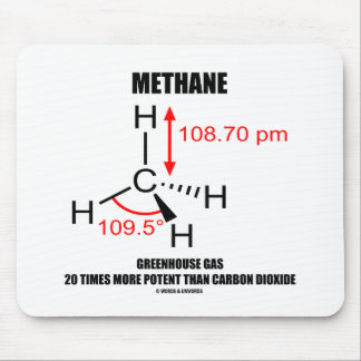 Methan-Treibhausgas-20-mal stärker Mousepad