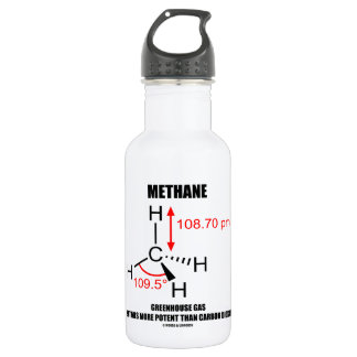 Methan-Treibhausgas 20mal stärker als Edelstahlflasche