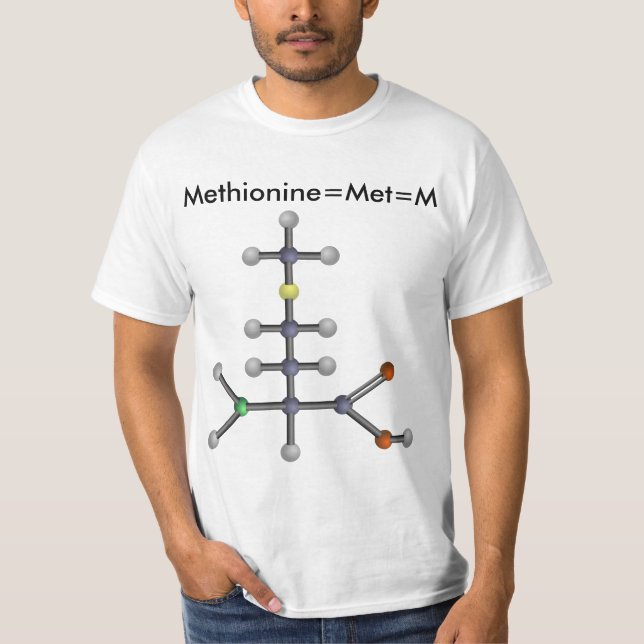 Methionin (Aminosäure) T-Shirt (Vorderseite)
