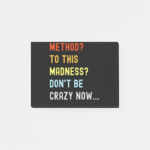 Methode für den Maschinenschlüssel des Ingenieurs Post-it Klebezettel