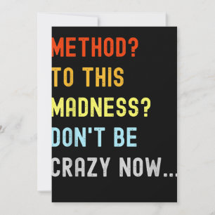 Methode Zur Verrücktheit Ingenieur Mechaniker Code Dankeskarte