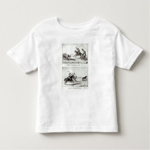 Methoden des Werfens des Lasso und der Kugelketten Kleinkind T-shirt