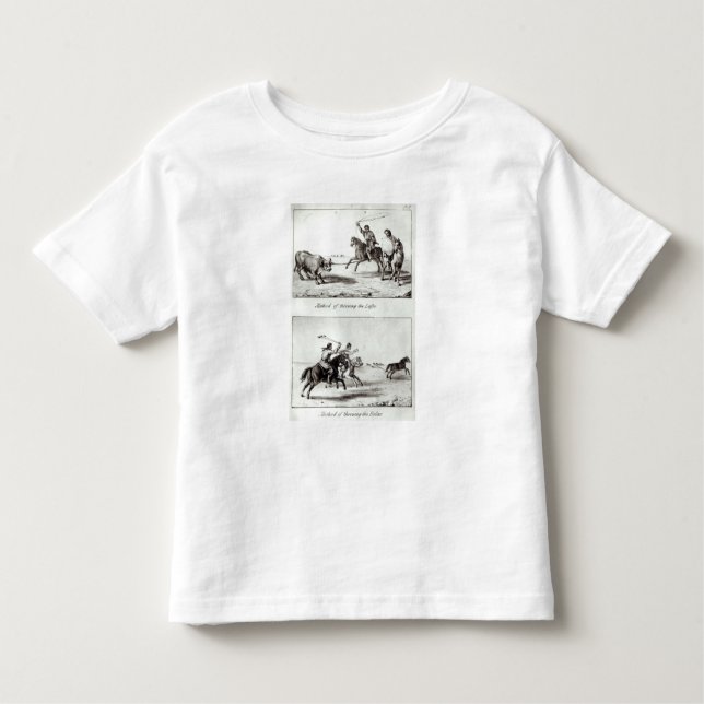 Methoden des Werfens des Lasso und der Kugelketten Kleinkind T-shirt (Vorderseite)