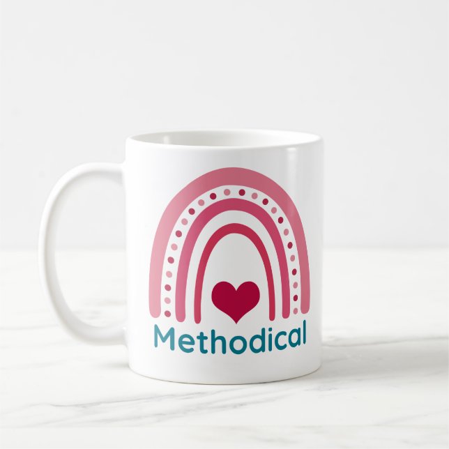 Methodisches Viva Magenta Boho Rainbow Kaffeetasse (Links)