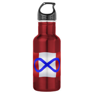 Metis Art Canadian Metis Flag Edelstahlflasche