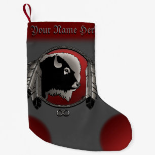 Metis Christmas Strumpf Spirit Buffalo Strumpf Kleiner Weihnachtsstrumpf