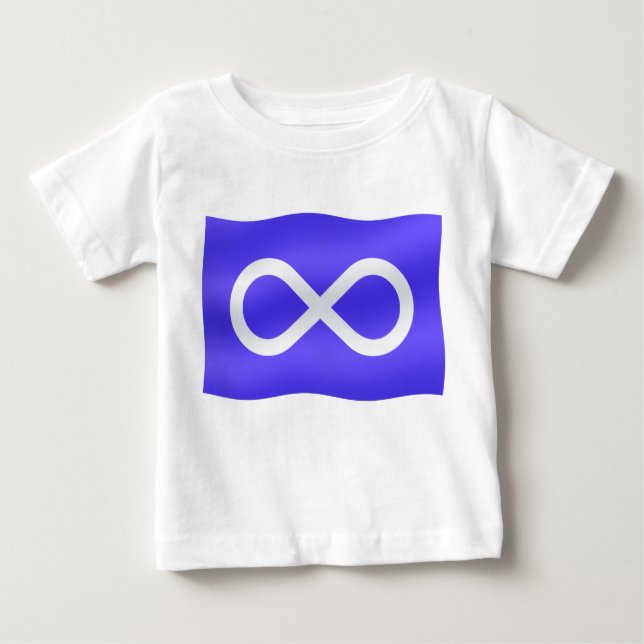Metis Flag Baby T - Shirt First Nation Kinderkind  (Vorderseite)