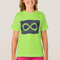 Metis Flag Girl's T - Shirt First Nation Tee Shirt
