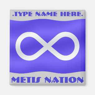 Metis Flag Kühlschrankmagnet Personalisiert Metis Magnet