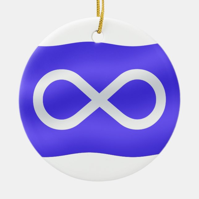 Metis Flag Ornament Obelisk (Vorne)