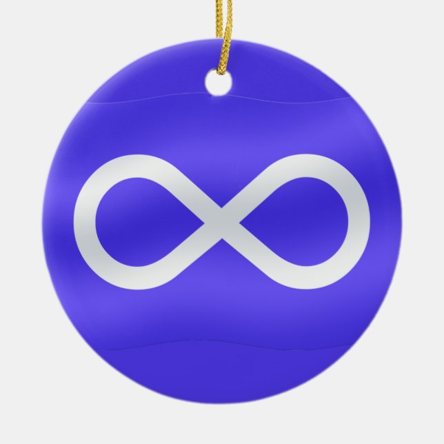 Metis Flag Ornament Personalisiert Metis Dekoratio (Vorne)