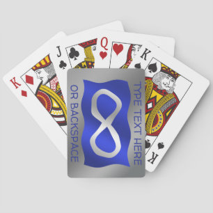 Metis Flag Playing Cards Personalisierte Metis Car Spielkarten