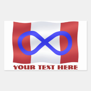 Metis Flag Stickers Personalisiert Metis Canada Gi