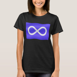 Metis Flag Womens Bio First NationT-Shirt T-Shirt