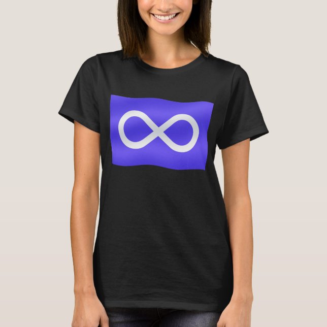 Metis Flag Womens Bio First NationT-Shirt T-Shirt (Vorderseite)