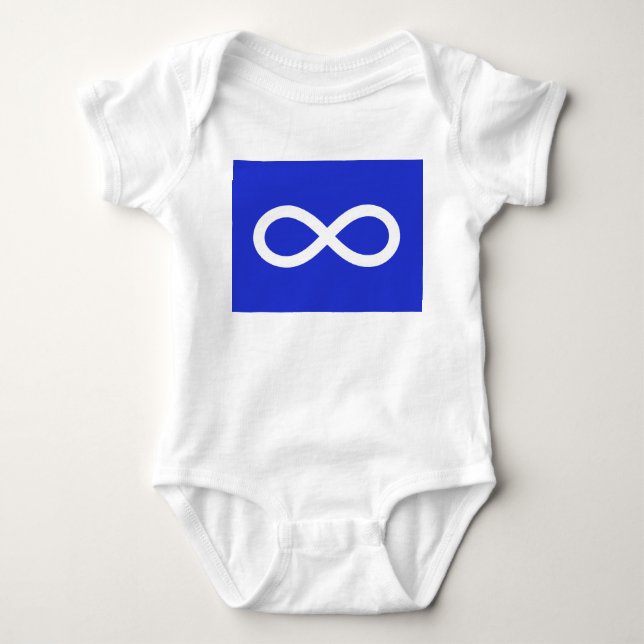 Metis-Flagge, Métis-Flagge Baby Strampler (Vorderseite)