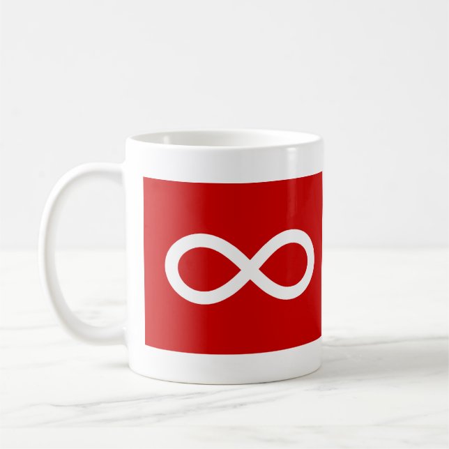 Metis-Flagge, Métis-Flagge Kaffeetasse (Links)