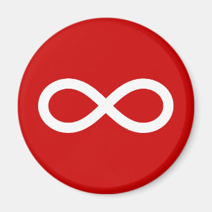 Metis-Flagge, Métis-Flagge Magnet