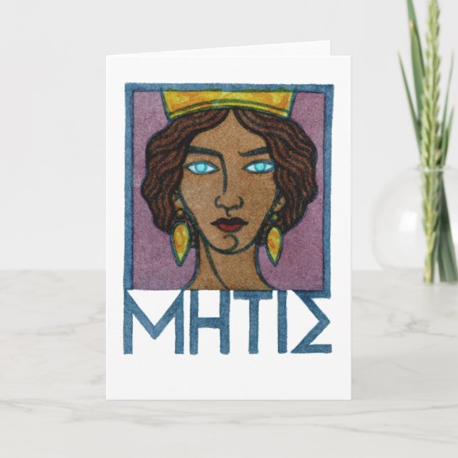 Metis Greeting Card Karte (Vorderseite)