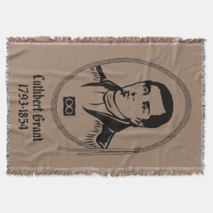 Metis Hero Blanket Cuthbert Grant Throw Blankets Decke