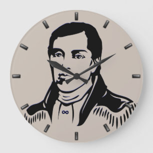 Metis Hero Clock Metis Leader Cuthbert Grant Clock Große Wanduhr