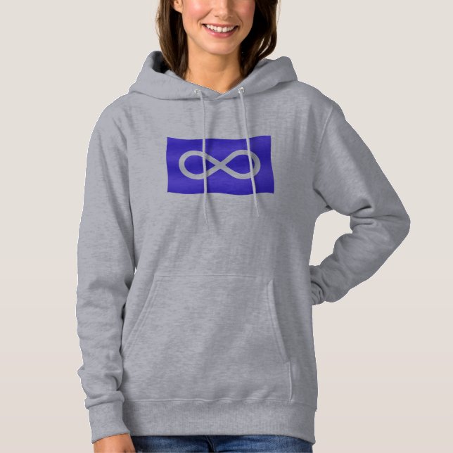 Metis Hoodie Metis Flag Hoodie Shirts (Vorderseite)