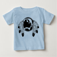Metis Kleinkind Shirt Native Wildlife Art Baby Shi