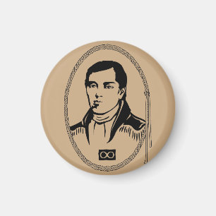 Metis Kühlschrankmagnet Metis Hero Cuthbert Grant  Magnet