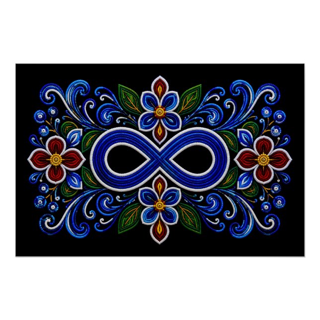 Métis-Kunstperlen Poster (Vorderseite)