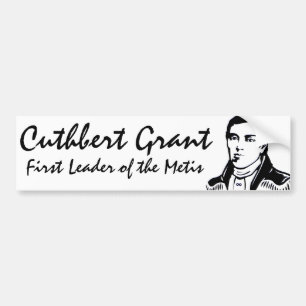 Metis Nation Autoaufkleber Cuthbert Grant Sticker