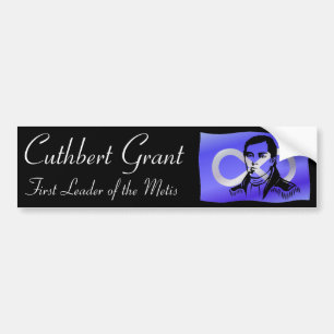 Metis Nation Autoaufkleber Cuthbert Grant Sticker