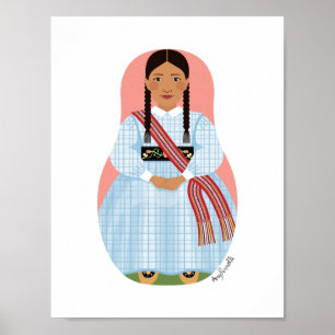 Métis Nation of Canada Matrjoschka Poster