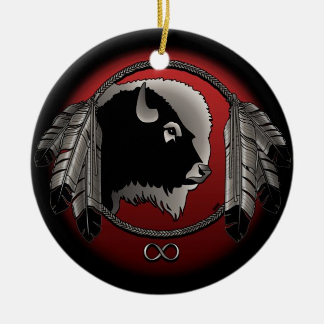 Metis Ornament Personalisiert First Nations (Vorne)