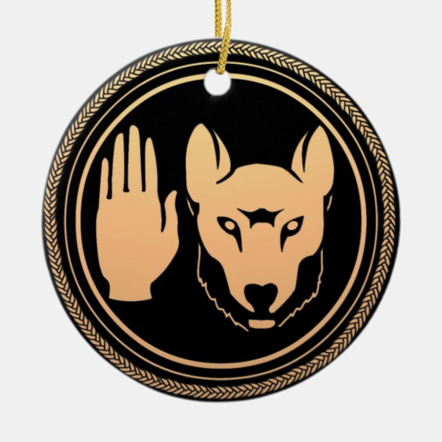 Metis Pride Art Ornament Obelisk (Vorne)