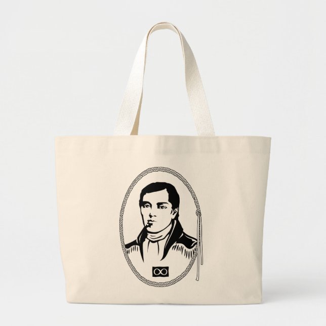 Metis Tote Bag Cuthbert Grant Shopping Bag Jumbo Stoffbeutel (Vorne)