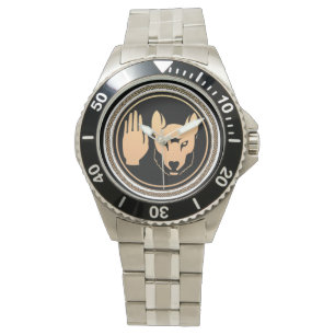 Metis Watch First Nations Wolf Wrist Watch Armbanduhr