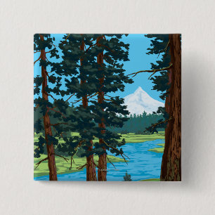 Metolius Fluss-Oberläufe, Oregon Button