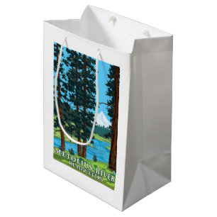 Metolius Fluss-Oberläufe, Oregon Mittlere Geschenktüte