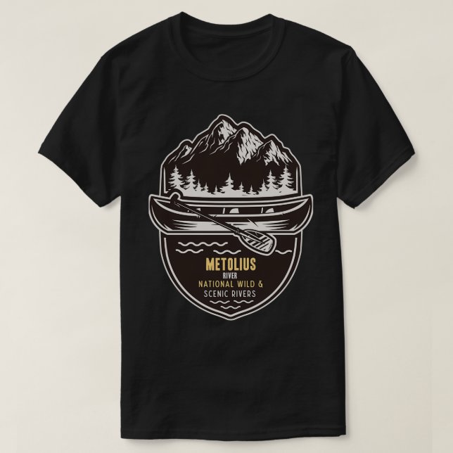 Metolius River National Wild and Landschaftlich Ri T-Shirt (Design vorne)