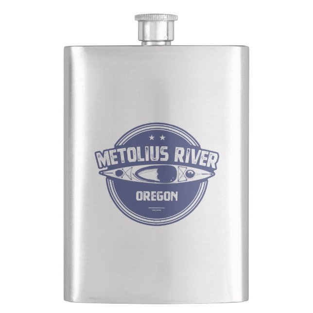 Metolius River Oregon Kayaking Flachmann (Vorderseite)