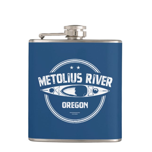 Metolius River Oregon Kayaking Flachmann (Vorderseite)