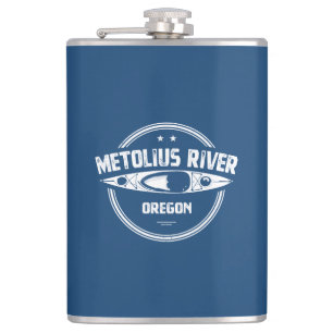 Metolius River Oregon Kayaking Flachmann