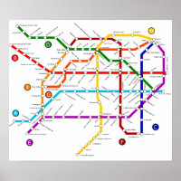 Metro buenos argentina Poster
